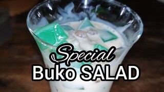 SPECIAL BUKO SALAD NA napakasarap!