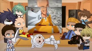 One punch man/ss-class hero react to saitama/compilation