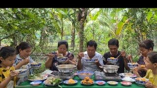 Đặc Sản Miền Tây với Nồi Bún Riêu Cua Đồng Giò Heo Chính Hiệu | TKQ & Family T1101