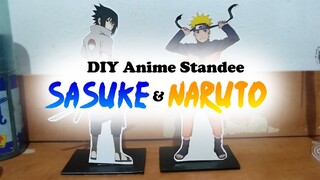 DIY Anime Standee Sasuke and Naruto || Indonesia