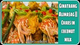 Ginataang Alimasag | Crabs in Coconut Milk | Ghie’s Apron