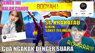 NGAKAK !! SG KRAKATAU ROARRR BIKIN SAKIT TELINGA, TAPI CEWE INI MALAH CANDU DENGERYA !?