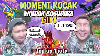 TOP UP NAGA SEHARGA 1JT DIMARAHIN MAMA! - MOMENT KOCAK WINDAH BASUDARA MAIN DRAGON CITY