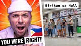 🌟One Mic FILIPINO Karaoke Challenge in a MALL | Come in out of the rain | HONEST REACTION