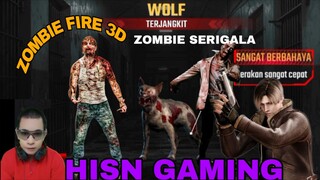 game zombie Fire 3D,  ada zombie serigala