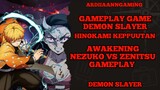 Gameplay Awakening nezuko vs zenitsu Game Demon slayer hinokami kepputan