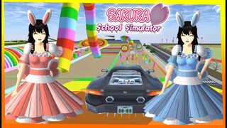 Track Mobil Rintangan Paling Susah dan Cara Pake Baju Baru Keren - Sakura School Simulator Indonesia