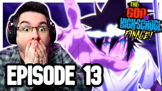 A GOD AWAKENS! | THE GOD OF HIGH SCHOOL Episode 13 REACTION (FINALE) | Anime Reaction