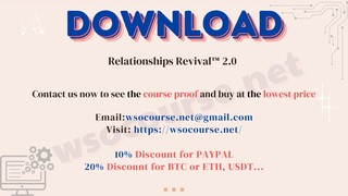 [WSOCOURSE.NET] Relationships Revival™ 2.0