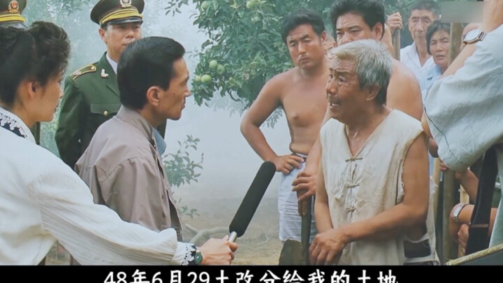 After eight years of painstakingly nurturing these fruit trees, the old farmer reluctantly cut them 