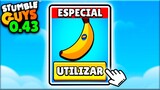 STUMBLE GUYS SACA NUEVO EMOTE ESPECIAL!! 🍌😍 Versión 0.43