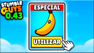 STUMBLE GUYS SACA NUEVO EMOTE ESPECIAL!! 🍌😍 Versión 0.43