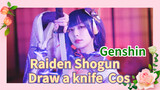 Raiden Shogun Draw a knife Cos