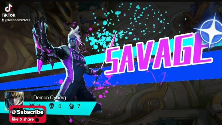 Mobile Legends Bang Bang TikTok Highlights (Savage)