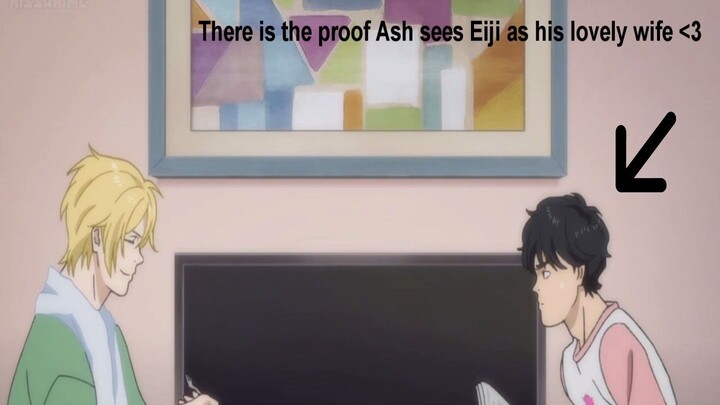 ash and eiji flirts with each other ♥