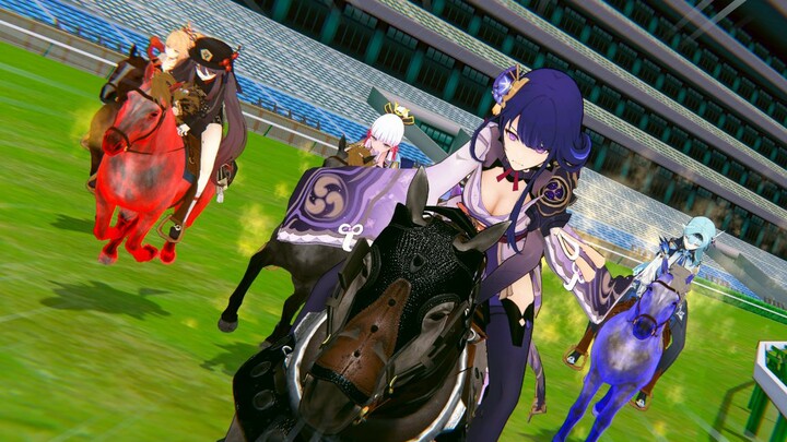 [Genshin Impact MMD] Trận đấu tay đôi trên trường đua ngựa
