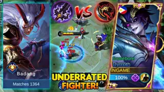 PRINCE DYRROTH VS BADANG THE IRON FIST🔥 | GLOBAL DYRROTH LATE GAME MONSTER BEST BUILD - MLBB
