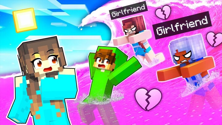 A TSUNAMI of GIRLFRIENDS Floods in OMOCITY! - Minecraft (Tagalog)
