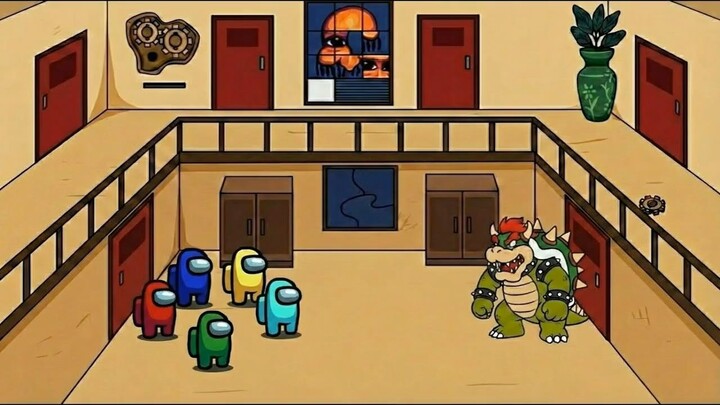 我们之中 vs 库巴动画 among us vs bowser animation