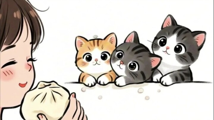 世界上不能没有萌萌哒的小猫咪！