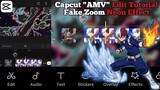 CAPCUT AMV EDIT TUTORIAL FAKE ZOOM NEON EFFECT