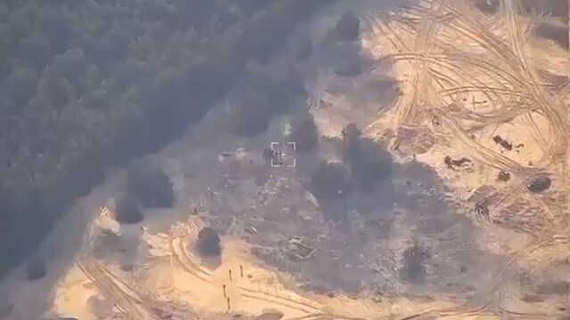 HIMARS kills 68 Russian soldiers — God's-eye view