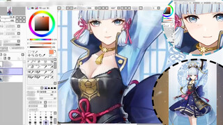 [Painting Genshin Impact] Kamisato Ayaka has grown up