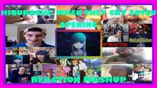 Higurashi: When They Cry Sotsu OPENING 1 | REACTION MASHUP