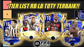 UPDATE TIER LIST RB LB TERBAIK EVENT TOTY 2023 FIFA MOBILE INDONESIA - YUAHPLAY