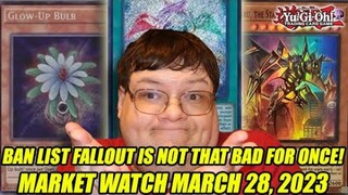 Ban List Fallout Is Not Bad For Once! Yu-Gi-Oh! Market Watch March 28, 2023