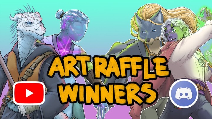 DnD Art raffle winners pt. 5