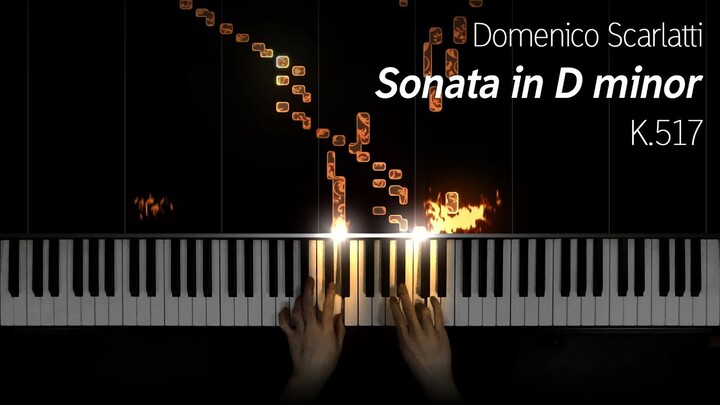 Scarlatti - Sonata in D minor, K.517 on a virtual harpsichord (A=415 tuning)