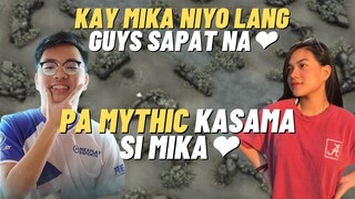 PA MYTHIC KASAMA SI MIKA ANG SAYA KASI KASAMA KA❤️❤️