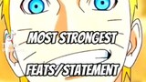 strongest feat/statement in Naruto🔥🔥