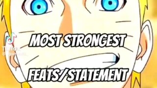 strongest feat/statement in Naruto🔥🔥