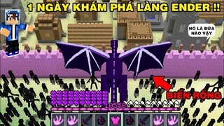 Thử Thách Sinh Tồn Khám Phá Ngôi Làng Của Anh Da Đen Enderman | TRONG MINECRAFT PE