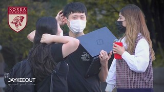 becoming friends with koreans only using english | social experiment