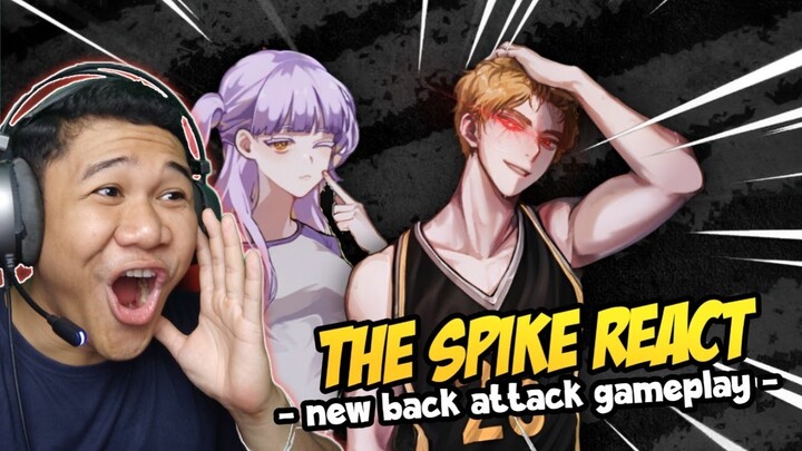 THE SPIKE REACT - GAMEPLAY VIOLA X NISHIKAWA BACK ATTACK DI THE SPIKE VOLLEYBALL STORY