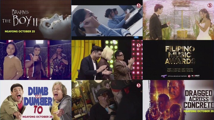 TV5 Commercial Break October 25 & 26, 2025 (Weekend Saturday & Sunday) ( Filipino Music Awards 2025)