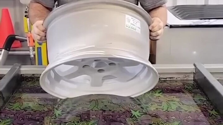DIY Ebru‑Style Car Wheel Rims!