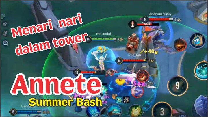 Annette AOV - Skin Summer Bash l Hampir Defeat - Garena AOV (Arena Of Valor)