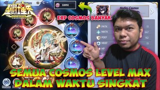 BANYAK YANG TIDAK TAHU CARA CEPAT MENAIKKAN LEVEL COSMOS DI SAINT SEIYA AWAKENING