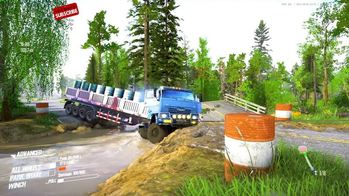 Truck vs Speedbumps eps 3