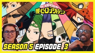 CLASS A VS. CLASS B! My Hero Academia Season 5 Episode 3 Reaction