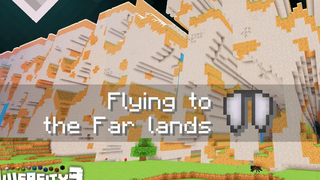 บินไปที่ Minecraft FARLANDS (ความหลากหลาย 3 Elytra)