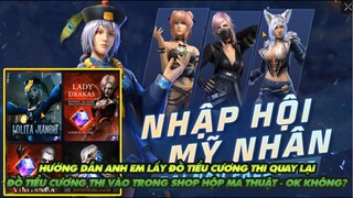 Free Fire| Hướng dẫn anh em lấy đồ tiểu cương thi quay lại - Tiểu cương thi vào trong shop ma thuật