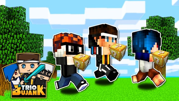 MAEN BLOCK HOKI! | TRIO BUJANK | MINIGAMES