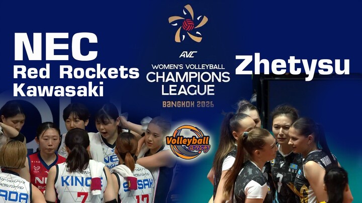 AVC2026 - NEC Red Rockets Kawasaki  3-1  Zhetysu