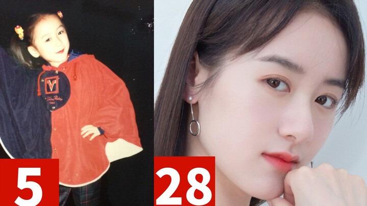 袁冰妍从5岁到28岁的变化及所参演电视剧和电影介绍！【名人明星从小到大系列第93期】