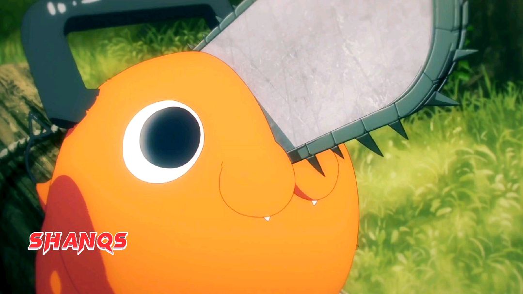 Chainsaw Man  Pochita Saves Denji From Dying Season 1 Episode 1